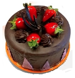 Enfes Çikolatalı Mini Yuvarlak Yaş Pasta